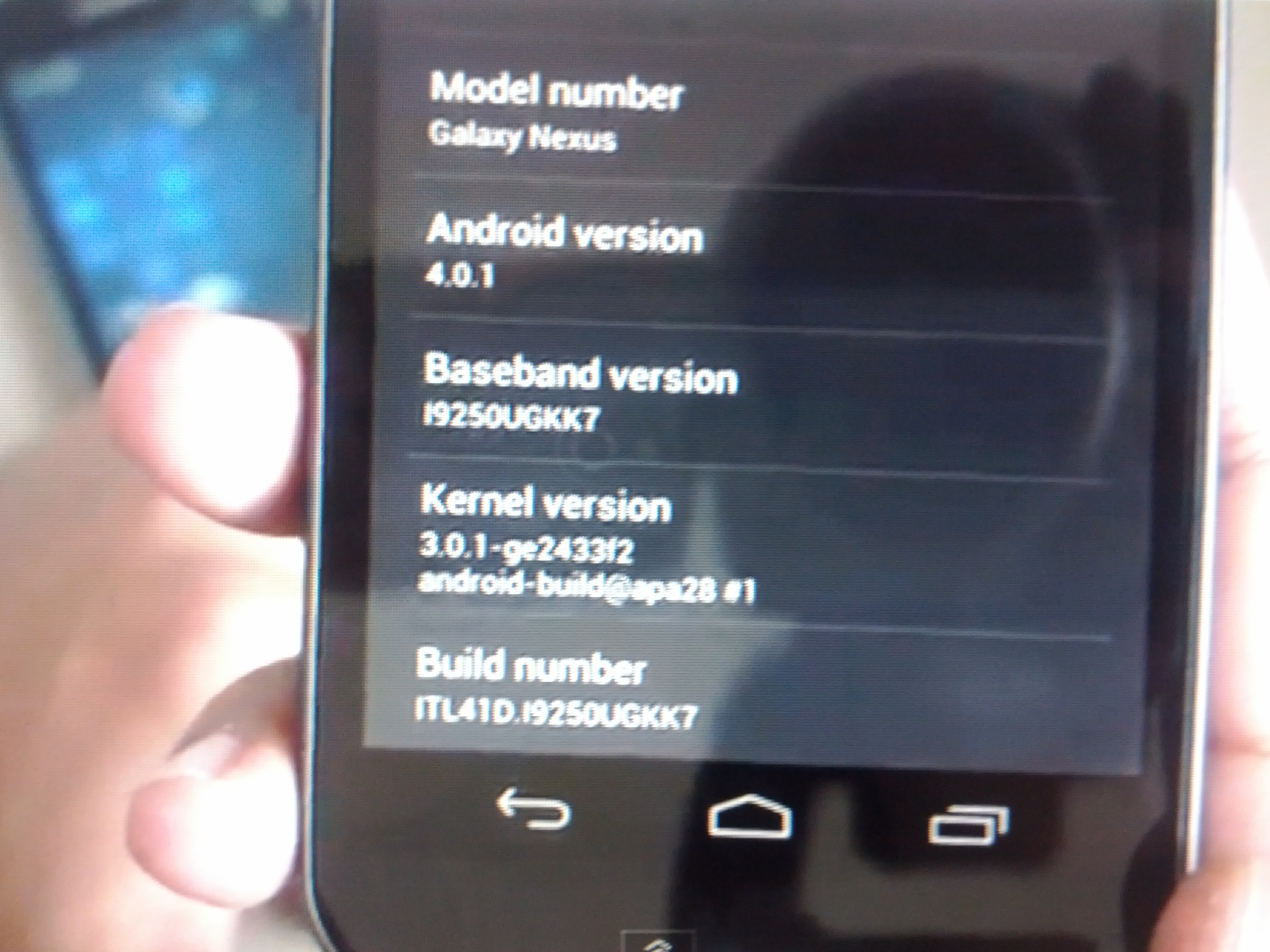 Baseband Version Android Radio